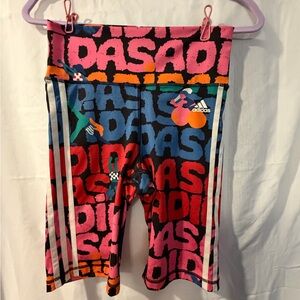 Adidas x FARM Rio Collab Multicolor Athletic Shorts, Limited Edition